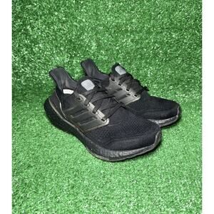 Adidas Ultraboost 21 Women's Size 5 Triple Black Running Shoes Athletic Sneakers